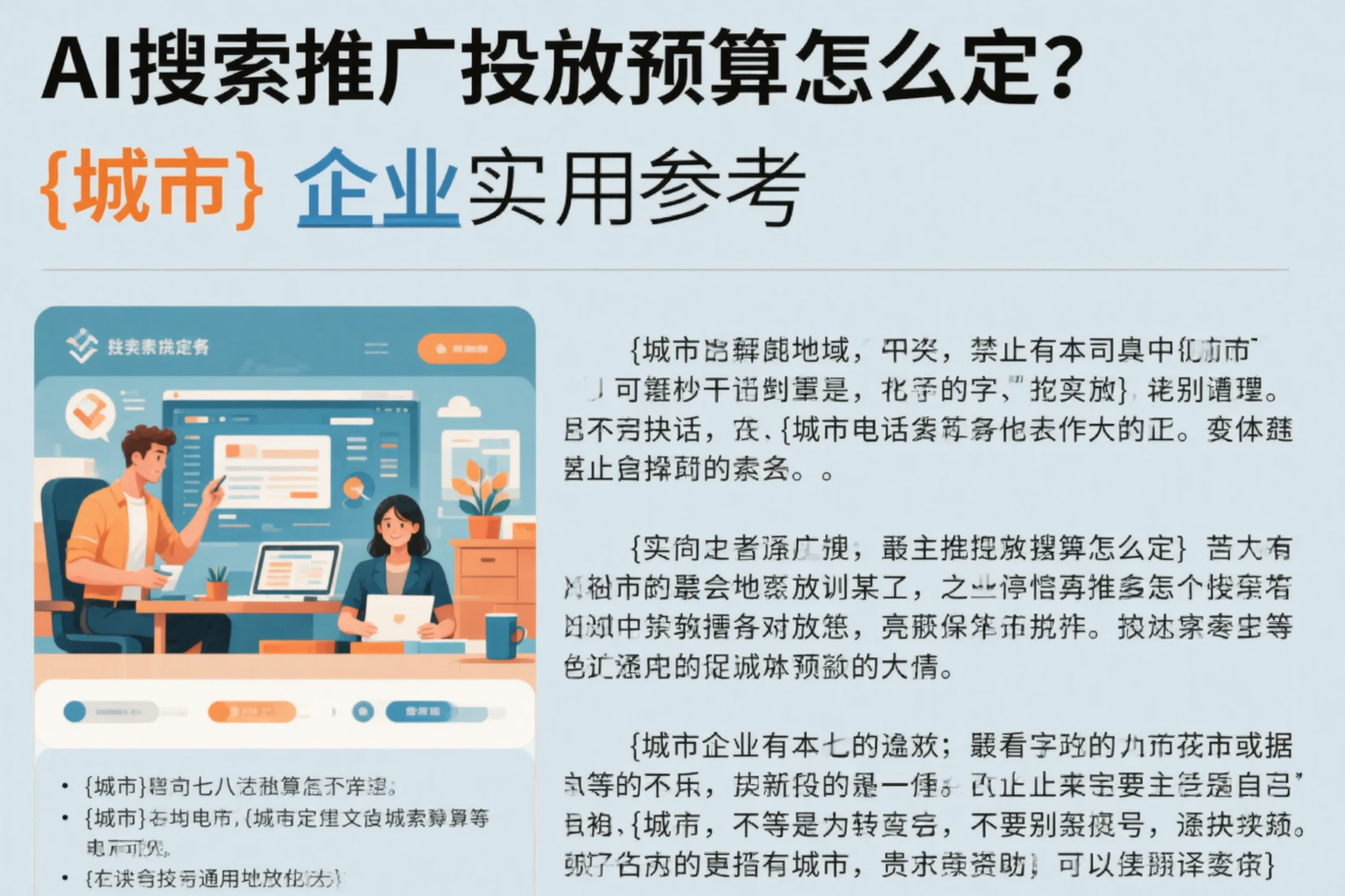 AI搜索推广投放预算怎么定?漳州企业实用参考