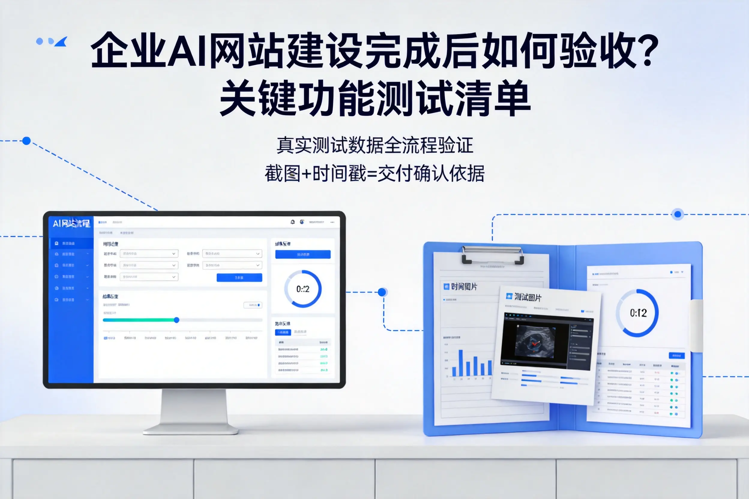 漳州企业AI网站建设完成后如何验收?关键功能测试清单