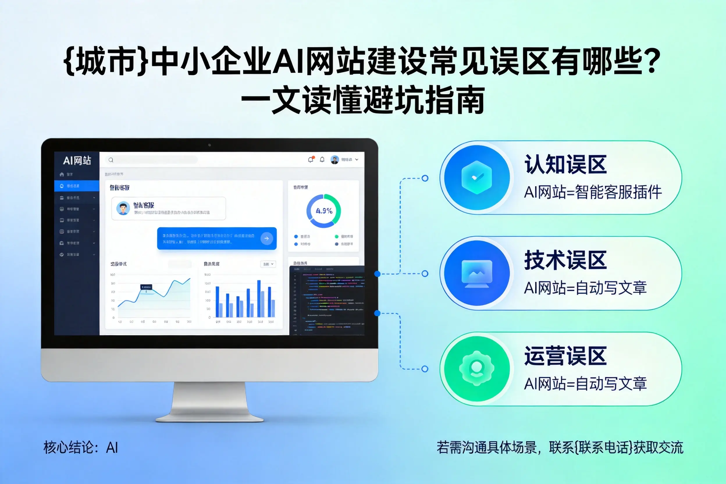 漳州中小企业AI网站建设常见误区有哪些？一文读懂避坑指南