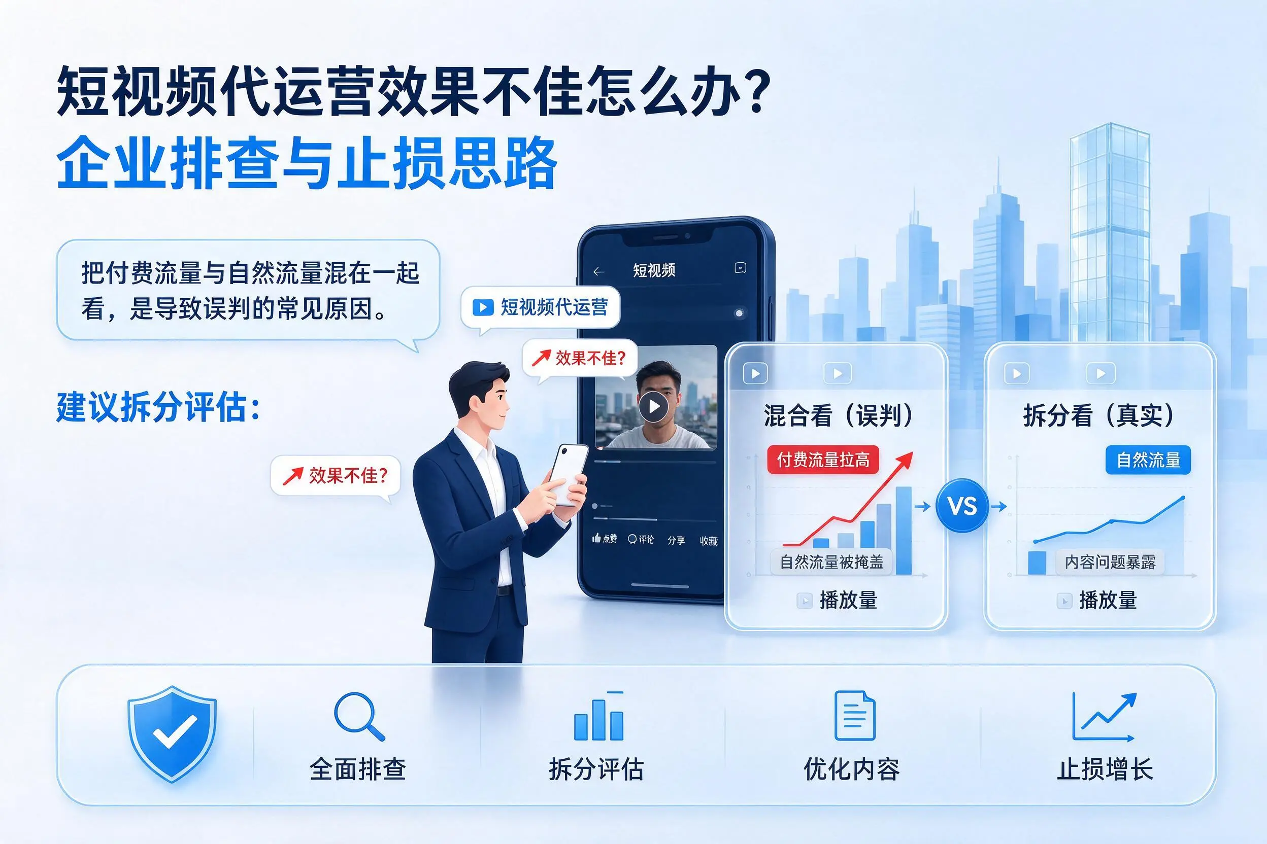 短视频代运营效果不佳怎么办?漳州企业排查与止损思路